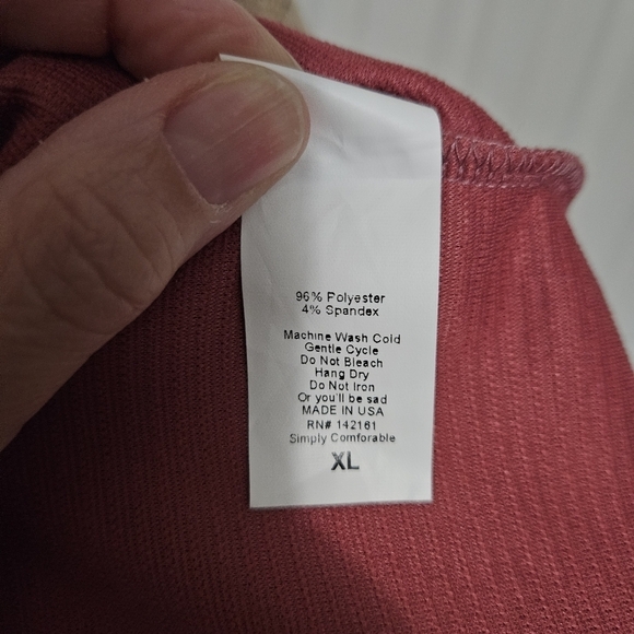 LuLaRoe NWT Cici Mauve Pink Dress Size XL - Picture 10 of 12